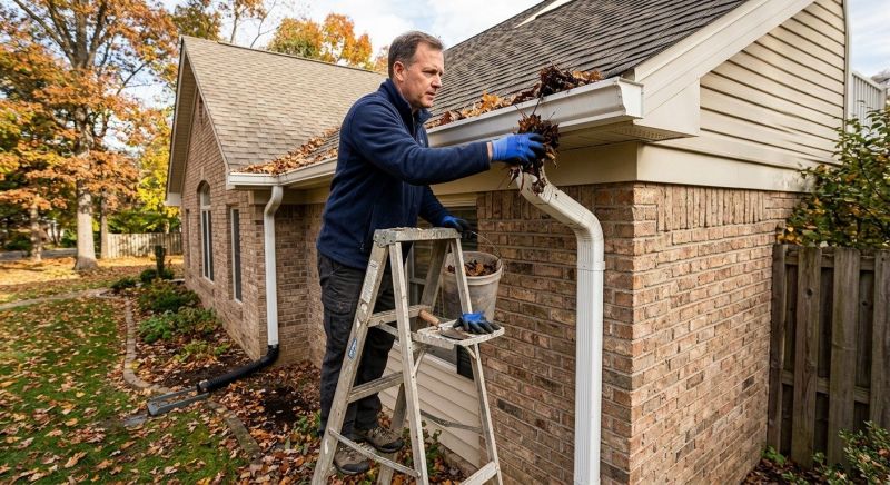 Downspout Blockage Removal in Frederick, MD