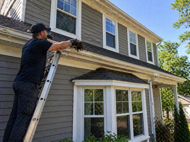 Gutter Downspout Unclogging in Frederick, MD